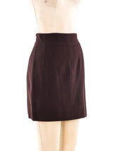 Alaia Chocolate Wool Suit Suit arcadeshops.com