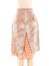 Marni Mixed Print Layered Skirt Bottom arcadeshops.com