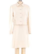 1996 Gianni Versace Cream Suit Suit arcadeshops.com