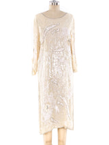 Tonal Sequin Embellished Midi Dress Dress arcadeshops.com