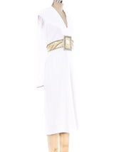 Embellished Tromp L'Oeil Belted Dress Dress arcadeshops.com