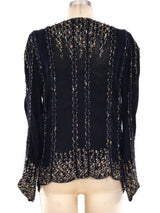 Embellished Boucle Knit Cardigan Jacket arcadeshops.com