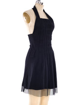 Vivienne Tam Net Halter Dress Dress arcadeshops.com