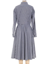 Lanvin Gingham Shirt Dress Dress arcadeshops.com