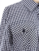 Lanvin Gingham Shirt Dress Dress arcadeshops.com