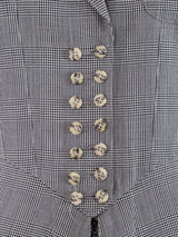 Alaia Glen Plaid Tailored Dress Dress arcadeshops.com