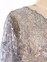 Krizia Metallic Lace Jacket Jacket arcadeshops.com
