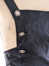 Versus by Gianni Versace Leather Jumper Dress arcadeshops.com