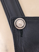 Versus by Gianni Versace Leather Jumper Dress arcadeshops.com