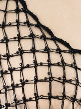 Bead Embellished Crochet Poncho Top arcadeshops.com