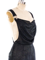 Christian Dior Lurex Suspender Gown Dress arcadeshops.com