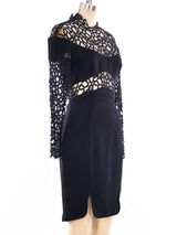 Thierry Mugler Lace Panel Dress Dress arcadeshops.com
