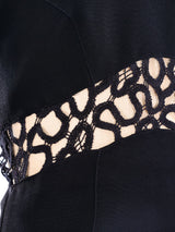 Thierry Mugler Lace Panel Dress Dress arcadeshops.com