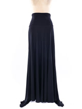 Chanel Silk Chiffon Maxi Skirt Bottom arcadeshops.com