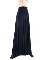 Chanel Silk Chiffon Maxi Skirt Bottom arcadeshops.com