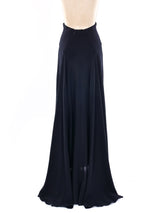 Chanel Silk Chiffon Maxi Skirt Bottom arcadeshops.com