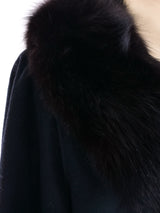 Fox Fur Trimmed Wool Coat Outerwear arcadeshops.com