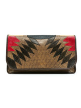 Carlos Falchi Patchwork Envelope Clutch Accessory arcadeshops.com