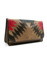Carlos Falchi Patchwork Envelope Clutch Accessory arcadeshops.com