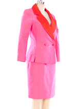 Balmain Colorblock Silk Suit Suit arcadeshops.com