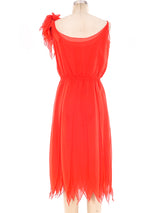 Travilla Layered Chiffon Dress Dress arcadeshops.com