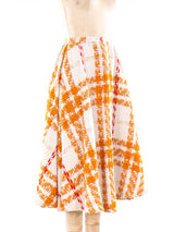 Dries Van Noten Tweed Midi Skirt Bottom arcadeshops.com