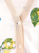 Hermes Printed Silk Co-ord Blouse Top arcadeshops.com