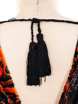 Abstract Pattern Velvet Burnout Dress Dress arcadeshops.com