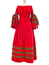 Adolfo Quilted Velvet Ensemble Suit arcadeshops.com