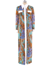 Floral Printed Shirt Dress Dress arcadeshops.com