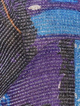 Abstract Floral Motif Printed Lurex Dress Dress arcadeshops.com