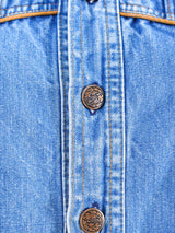 1970's Denim Western Shirt Top arcadeshops.com