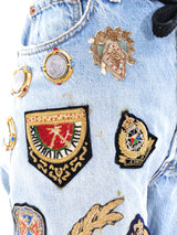 Embellished Vintage Levis Jeans Bottom arcadeshops.com