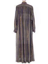 Metallic Striped Caftan Dress arcadeshops.com
