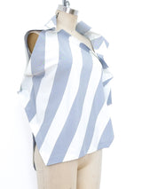 Issey Miyake Striped Origami Top Top arcadeshops.com
