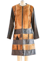 Leather and Pony Hair Jacket Jacket arcadeshops.com