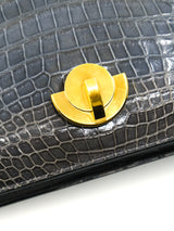 Hermes Crocodile Top Handle Bag Accessory arcadeshops.com