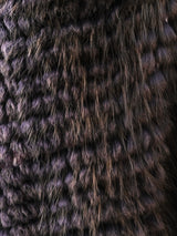 Knit Rabbit Fur And Suede Jacket Jacket arcadeshops.com