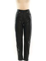 Gianni Versace Leather Pants Bottom arcadeshops.com