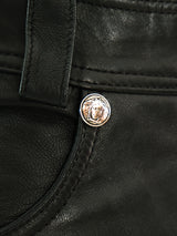 Gianni Versace Leather Pants Bottom arcadeshops.com