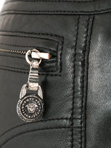 Gianni Versace Leather Pants Bottom arcadeshops.com