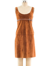 Prada Suede Tank Dress Dress arcadeshops.com