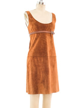 Prada Suede Tank Dress Dress arcadeshops.com
