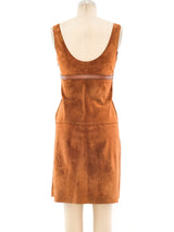 Prada Suede Tank Dress Dress arcadeshops.com