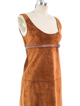 Prada Suede Tank Dress Dress arcadeshops.com