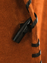 Cognac Suede Whipstitch Jacket Jacket arcadeshops.com