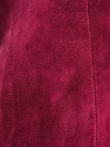 Gucci Fuchsia Suede Jacket Jacket arcadeshops.com