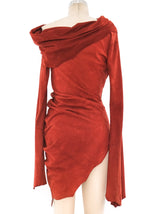 Jean Paul Gaultier Suede Tunic Dress Dress arcadeshops.com
