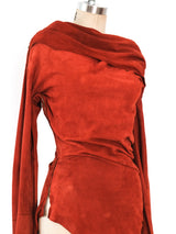 Jean Paul Gaultier Suede Tunic Dress Dress arcadeshops.com