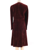 Gucci Suede Coat Dress Dress arcadeshops.com